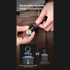 G2 mini flashlight key chain; 5 modes small Led flashlight; EDC key chain brightest flashlight magnetic cap clip.Black