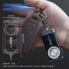 G2 mini flashlight key chain; 5 modes small Led flashlight; EDC key chain brightest flashlight magnetic cap clip.Black