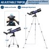 Astronomical Telescope; 70/400mm Refractor Telescope for Adults Kids Beginners; Portable Telescope with Tripod; Carrying Bag; Phone Adapter