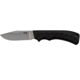 SOG Ace Stonewash Straight Black Sheath