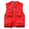 Men's Vest Tactical Military Outdoor Multi-Pockets Jacket Zipper Sleeveless Travels Male Photography Fishing Men