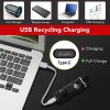 USB Chargeable Personal Safety Alarm Key Chain 130 DB With LED Light For Outdoors