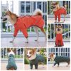 Dog Raincoat for Small Large Dogs Waterproof Dog Rain Coat Reflective Dog Rain Jacket Safety Rainwear Pet Poncho Clothes