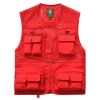 Men's Vest Tactical Military Outdoor Multi-Pockets Jacket Zipper Sleeveless Travels Male Photography Fishing Men